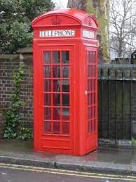 the red telephone box
